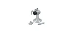 Cement Floor Mount Bumper W/ Holder, Solid Brass In Brushed Chrome. Fixed Price $57.82.