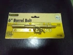 Stanley 6" Barrel Bolt - New. Fixed Price $7.95.