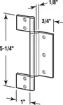 Prime-line K5093 Aluminum Natural 7-HOLE Door Hinge 1 Radius X 3/4 In.. Fixed Price $10.47.