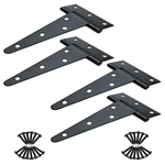 4PCS 8" Heavy Duty T-strap Hinges Rustproof Gate Barn Shed Door. Fixed Price $16.54.