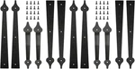 Winsoon Decorative Metal Garage Door Hardware Screw Carriage House Accents Du. Fixed Price $52.61.