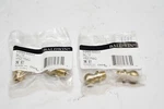 New Lot Of 4 Baldwin Antique Finish Brass Ball Finial Tips For Radius Hinge. Fixed Price $18.99.