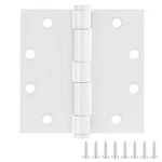 Pcs 4.5X4.5 Inch Square Steel Interior Door Hinges Painted White 189613. Fixed Price $35.68.