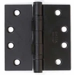 (qty 2) Emtek 9621419 Flat Black Solid Brass Door Hinge 4" X Square Corner. Fixed Price $26.99.