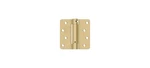 Deltana DSH4R44 X 1/4" Spring Hinge, Ul Listed Brushed Brass. Fixed Price $15.90.