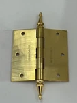 New Steeple Door Hinge 3.5 Unlacquered Brass Solid C2272 Rejuvenation Hardware. Fixed Price $40.00.