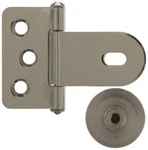 Sugatsune GH-34/0/CR- Steel Inset Glass Door Hinge With Rounded Late, Chrome. Fixed Price $27.75.