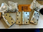Box Of 3 Stanley FBB179 1/2" US26D Aka 06-8441 Made In Usa W/ Fastene. Fixed Price $24.95.