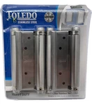 Toledo In. Double Action Stainless Steel Spring Hinge DA600150SS. Fixed Price $44.99.