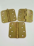 3 Steel Door Hinges 4"X4" 5/8"R US2D Zinc Dichromate Finish. Fixed Price $24.99.