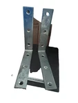 National Hhi Shaped Braces N220-160 X 1-1/8 Corner Iron Heavy DUTY-2 Pack. Fixed Price $12.00.