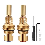 Brass 1-001 & 1-002 Ceramic Valve Faucet Cartridge Set Lead-free For .... Fixed Price $49.11.