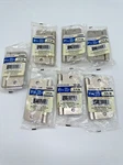 7 Gate House Hinges 1/2" X 1/4" Radius #0308892 Satin Nickel. Fixed Price $21.94.