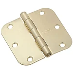 National Hardware N830-224 Door Hinge, 5/8 Corner Radius, Steel, Satin Brass,. Fixed Price $12.66.