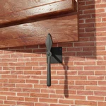 Black Shutter Dog Holders 7" Spoon Shape Wrought Iron Renovators Supply. Fixed Price $32.99.