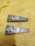 National Hardware N128-249 Heavy Strap Hinges Lot Of Galvanized Finish. Fixed Price $12.00.