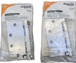 Pack National Hardware 1/2" Ball Bearing Hinges Grey Prime Coat 124. Fixed Price $8.76.