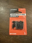 2 Pack Everbilt Narrow Utility Hinge Matte Black Non-removable Pin 1005694757. Fixed Price $9.99.