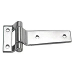 Strap Hinge, Stainless Steel, Full Surface Mounting, 11/16 Leaf W X 5/32. Fixed Price $39.70.