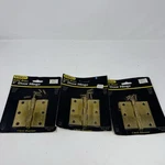 Classic Stanley Solid Brass 3" Door Hinges 80-0090 With Screws Nos Lot Of. Fixed Price $29.99.