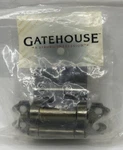 Gate House Double Acting Spring Hinges Satin Nickel- 0353100. Fixed Price $15.54.