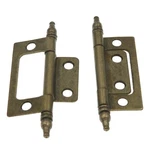 Hickory Hardware Self Mortise 2" Minaret Hinges Lancaster Hand Polished P8294-LP. Fixed Price $6.19.