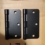 Deltana S35R41B 3.5"X3.5" Plain Bearing 1/4" Radius Mortise Steel Hinge Pair. Fixed Price $5.00.