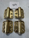 4 Pack Boomer Double Action Spring Hinges Brass Saloon Door (#323). Fixed Price $30.00.