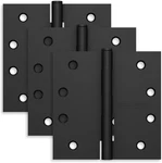 Schlage 1020 Pack Of Three 4" X Square Corner Plain Bearing - Black. Fixed Price $22.65.