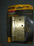 Stanley Commercial Self Closing Door Hinge 53-0779 4X4 Satin Brass Nos Freeship. Fixed Price $11.77.