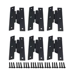 Qcaa Steel Hinge Offset For Cabinet Door, 3/8", Matte Black, 6 Pack, Ma.... Fixed Price $49.95.