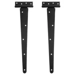 2PCS T-strap Door Hinges 16" Wrought Tee Shed Gate Iron Black. Fixed Price $30.68.