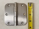 Stanley Door Hinges 3 1/2" Satin Nickel Box Of 60. Fixed Price $78.50.