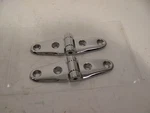 Perko #1 Chrome Bronze 4 " Strap Hinge New Old Stock Nice 0120DP1CHR. Fixed Price $68.95.