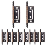 Tulead Non-mortise Hinges Door Iron Butt Cabinet Brown. Fixed Price $17.99.