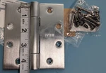 Ives 3PB1 4.5" X 4" 626 Hinge Three Knuckle Plain Bearing Full Mortise. Fixed Price $9.00.