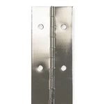 Grainger Approved 4PB13 Continuous Hinge,nickel ,6 Ft. L,2 In. W. Fixed Price $37.10.