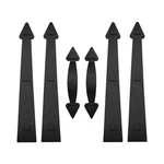Garage Door Magnetic Decorative Hardware KIT,8 Hinges 4 Handles Carriage Accents. Fixed Price $17.99.