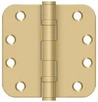 Deltana S44R5HDB4 Brushed Brass Ball Bearing Radius Door Hinge X 5/8 Pair. Fixed Price $24.99.