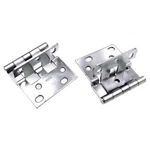 Pair Stanley Satin Chrome Interleaf Casework Hinges For 3/4" Door 1592 #1. Fixed Price $18.02.