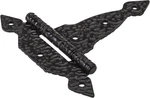 Gate Hinges Black Steel Spear National Hardware Exterior Pair. Fixed Price $9.99.