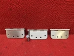 Used Set Of 3 X4 Emtek Stainless Steel Hinges One W/ Pivot Good Cond. Fixed Price $50.00.