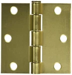 Mintcraft BH-BS033L Cor Door Hinge Sq 3X3 Sat Bra. Fixed Price $9.95.