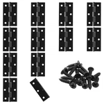 12 Pack 2.5 Inch Door Hinges Black Butt Ball Bearing Hardware Set. Fixed Price $24.29.