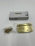 (2 Pack Of 2) Dynasty 4" Spring Loaded Door Hinge Self Closing Satin Brass. Fixed Price $32.13.