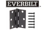 12 Pk Of Everbilt 3 Square Oil-rubbed Bronze Squeak-free Door Hinge Ship. Fixed Price $30.00.