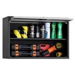 Steel Wall Cabinet 27.6"WX12"DX19.7"H, 240LB Capacity, Flip-up Door & Lock. Fixed Price $111.11.