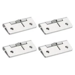 4PCS Self-closing Door Hinges 2" 304 Stainless Steel Spring Exterior. Fixed Price $20.18.
