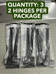 3-PACK Lot 2/PC National N109-014 13-1/2" Strap Surface Mount Gate Hinge Black. Fixed Price $56.70.