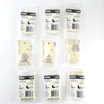 Lot Of 9 Stanley National Hardware Satin Brass Door Hinges SPB512RC 1/4" Rad. Fixed Price $33.00.